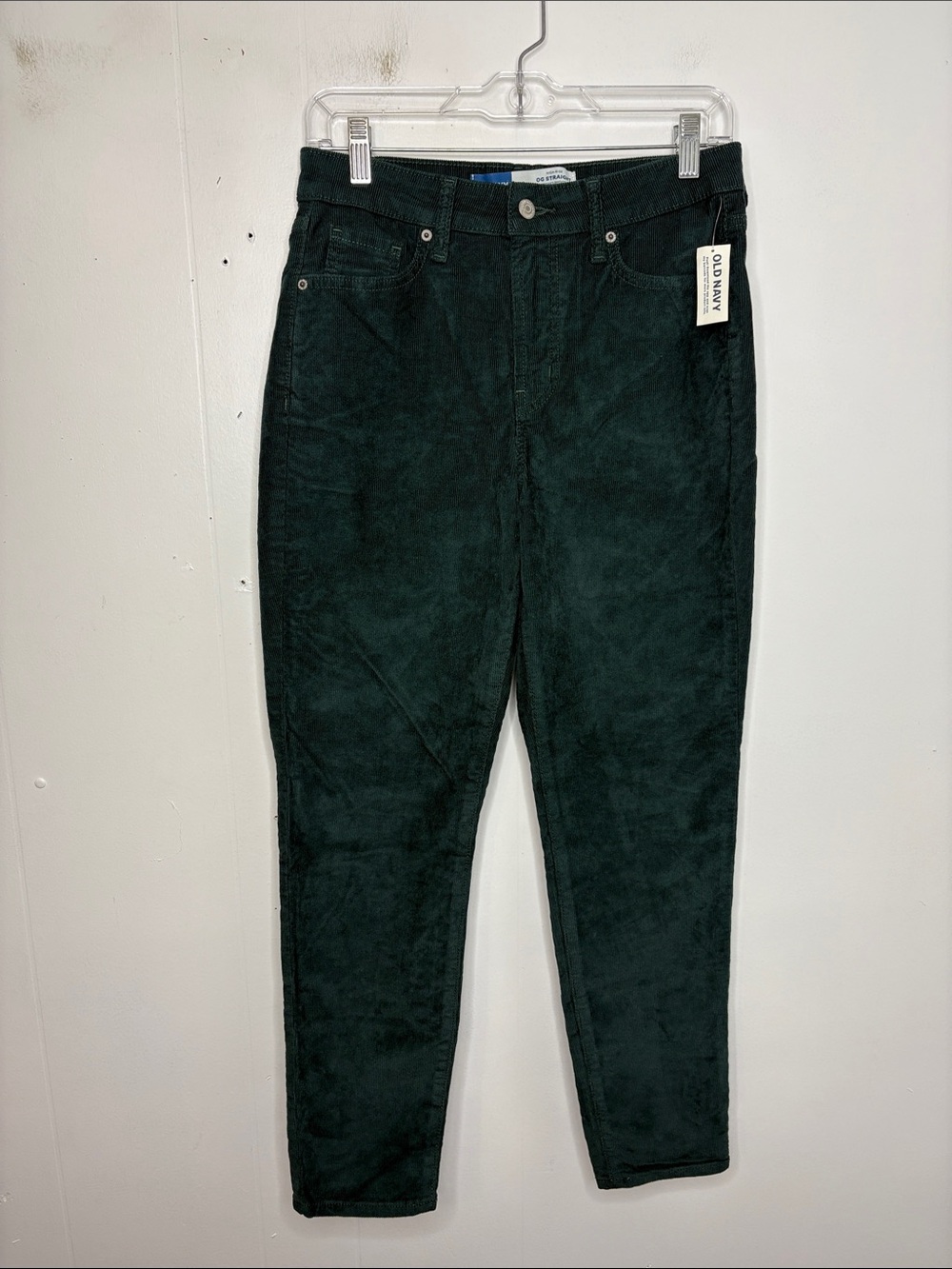 Old Navy Forest Green Corduroy Straight Leg Pants Size 2